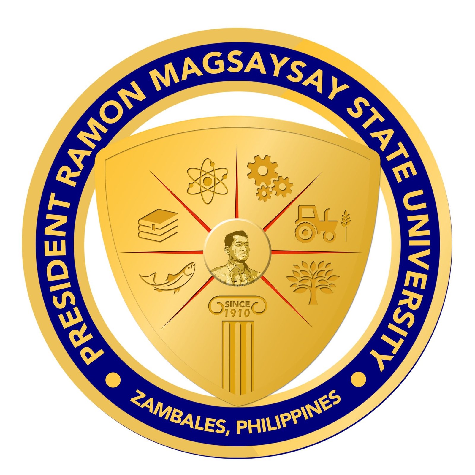 President Ramon Magsaysay State University logo